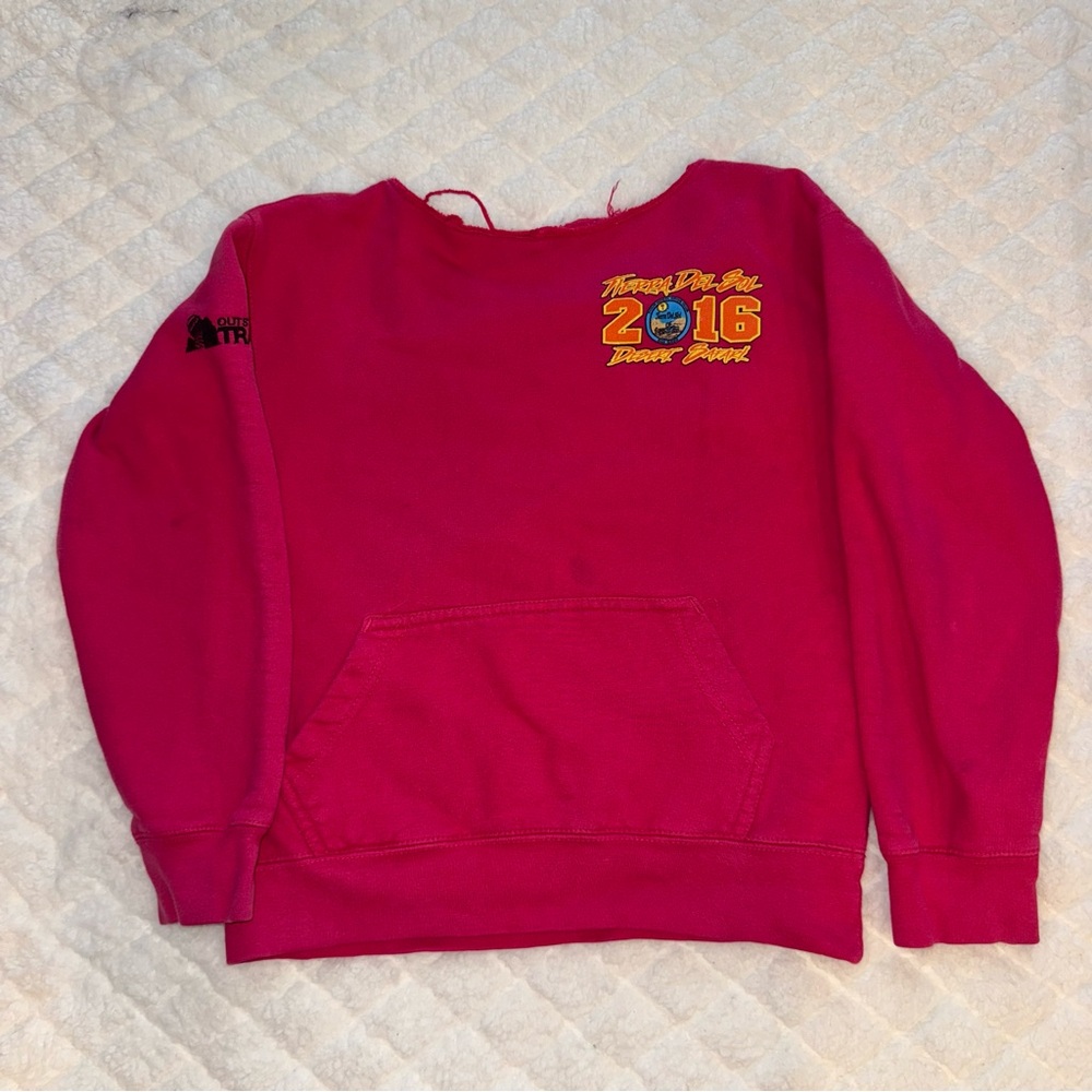 Pink Graphic Jeep Sweatshirt